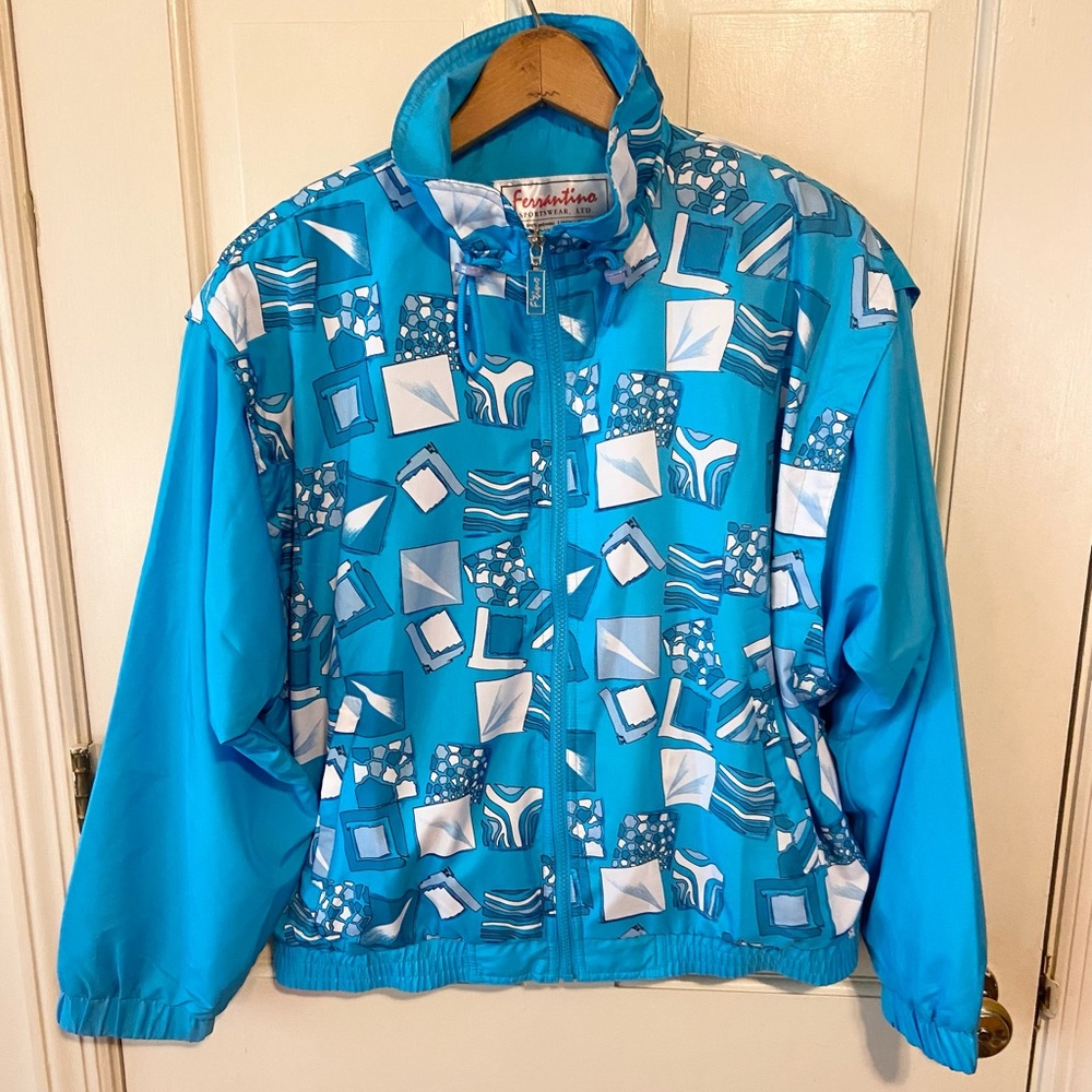 Vintage ferrantino sportswear swishy geometric jac
